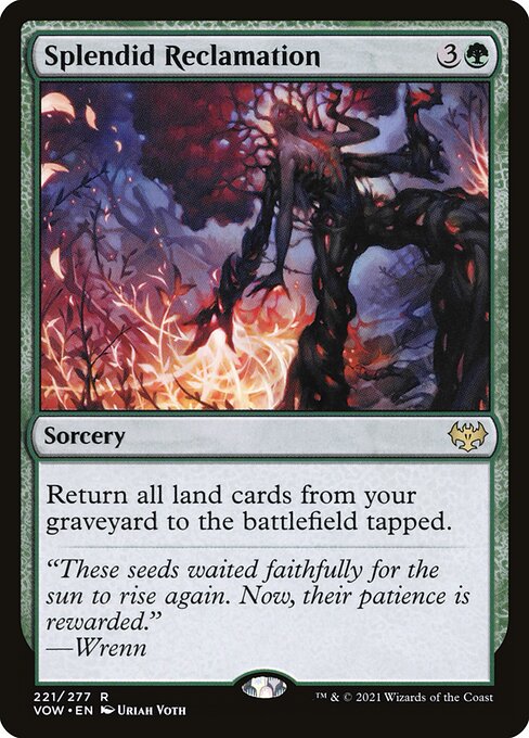 Splendid Reclamation (VOW-221) (Foil)