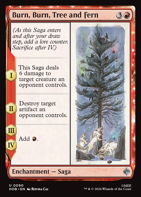 Burn, Burn, Tree and Fern (HOB-90)