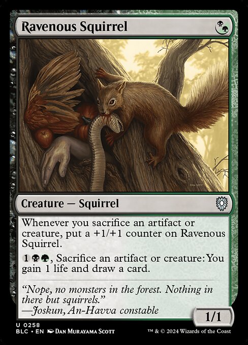 Ravenous Squirrel (BLC-258)