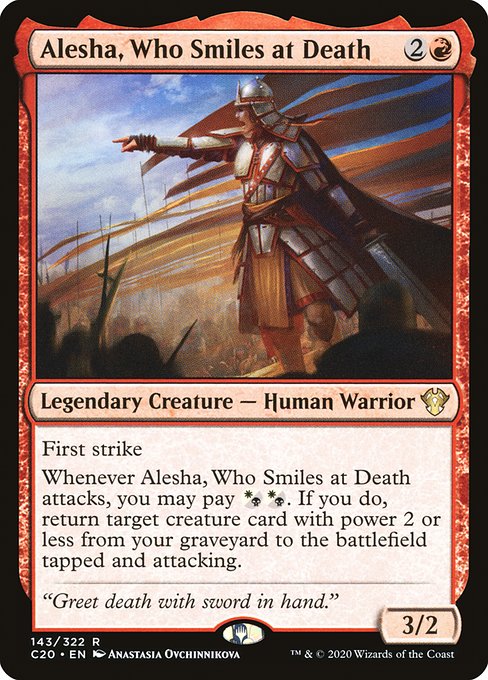 Alesha, Who Smiles at Death (C20-143)