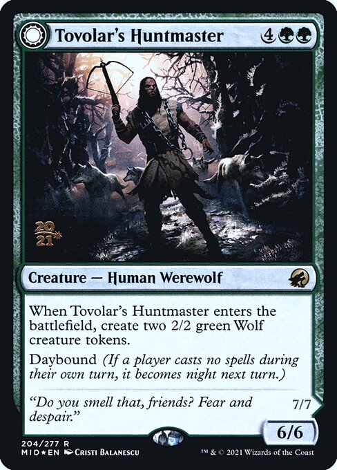 Tovolar's Huntmaster // Tovolar's Packleader (PMID-204s) (Foil)