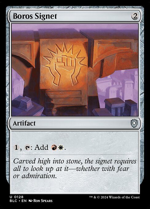 Boros Signet (BLC-128)