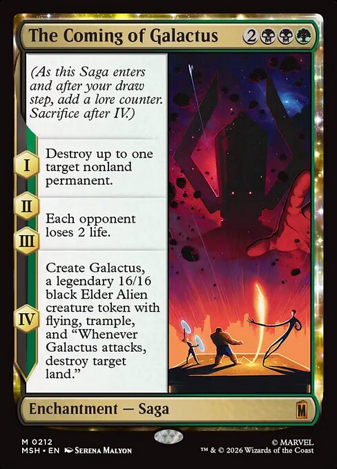 The Coming of Galactus (MSH-212) (Foil)