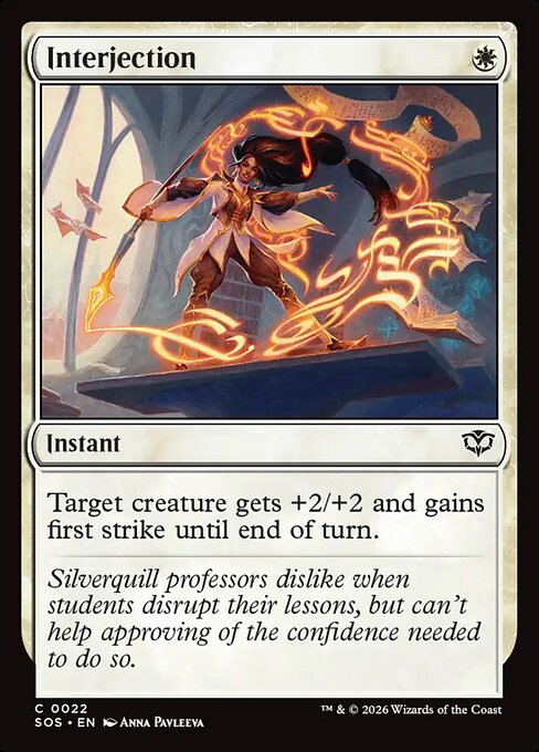 Interjection (SOS-22) (Foil)