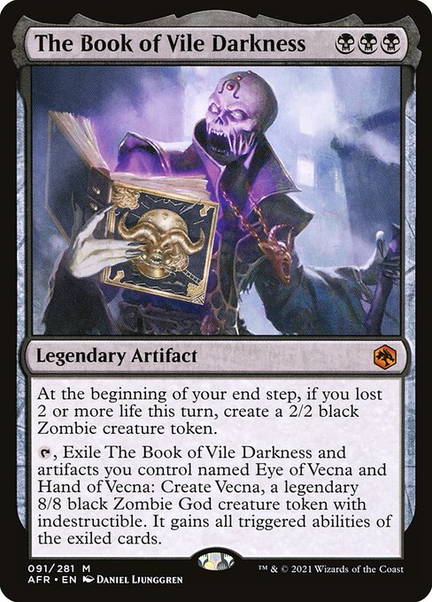 The Book of Vile Darkness (AFR-91) (Foil)