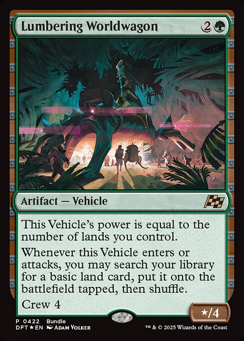 Lumbering Worldwagon (DFT-422) (Foil)