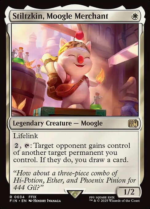 Stiltzkin, Moogle Merchant (FIN-34)