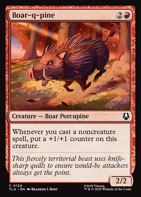 Boar-q-pine (TLA-124)