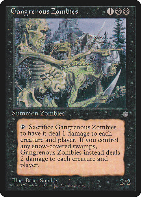 Gangrenous Zombies (ICE-127) [Light Played]