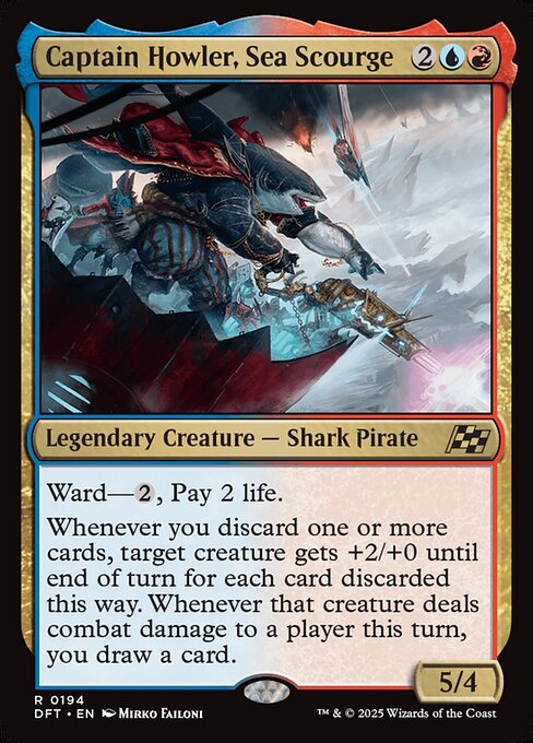 Captain Howler, Sea Scourge (DFT-194)