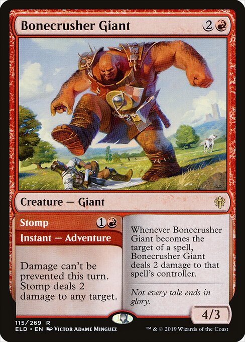 Bonecrusher Giant // Stomp (ELD-115)