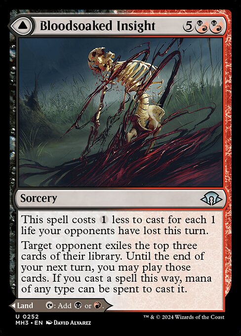 Bloodsoaked Insight // Sanguine Morass (MH3-252)