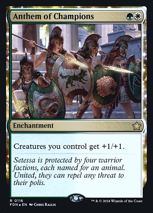 Anthem of Champions (PFDN-116s) (Foil)