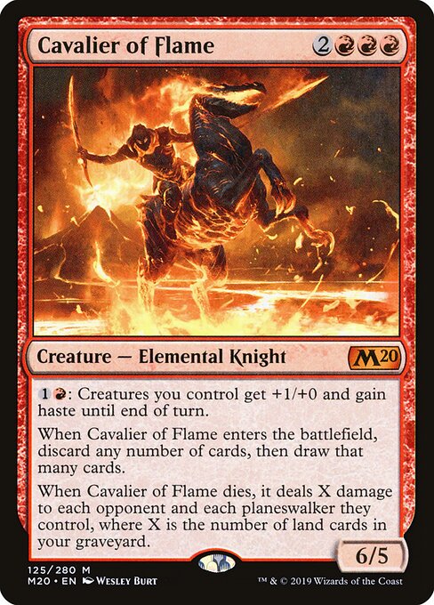 Cavalier of Flame (M20-125)