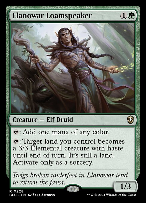 Llanowar Loamspeaker (BLC-228)