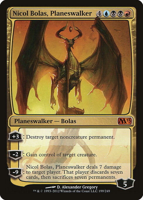 Nicol Bolas, Planeswalker (M13-199)