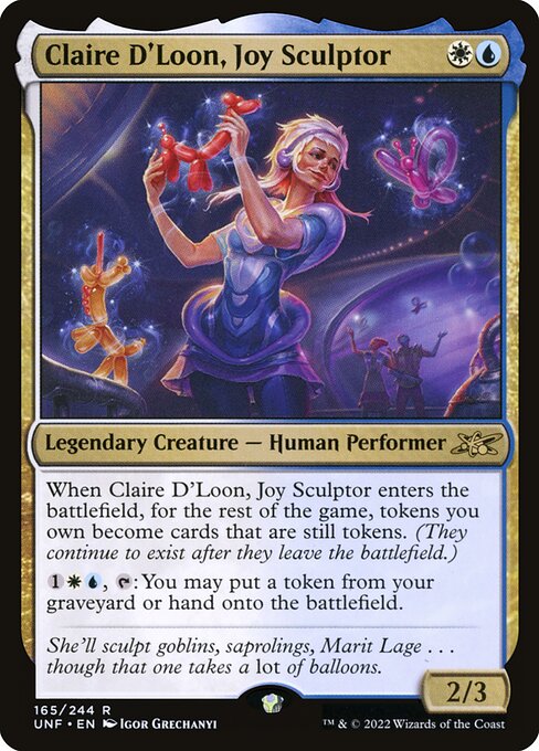 Claire D'Loon, Joy Sculptor (UNF-165)