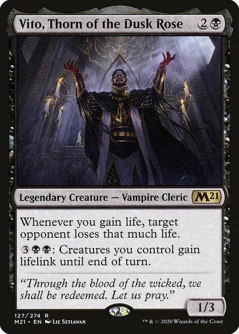 Vito, Thorn of the Dusk Rose (M21-127) (Foil)