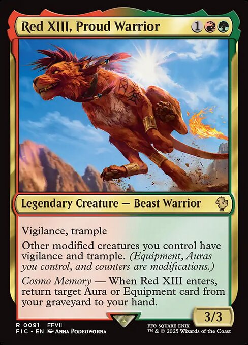 Red XIII, Proud Warrior (FIC-91)