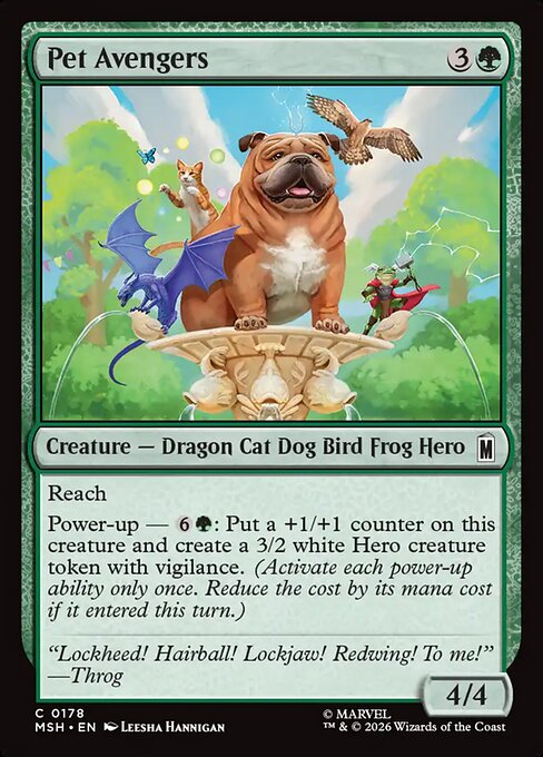 Pet Avengers (MSH-178) (Foil)