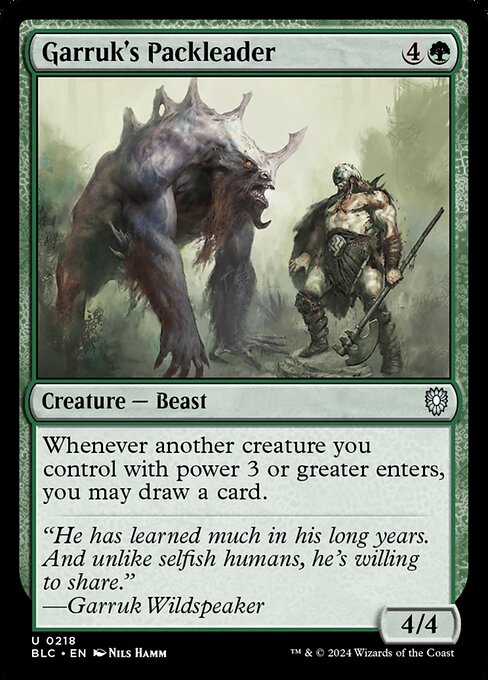 Garruk's Packleader (BLC-218)