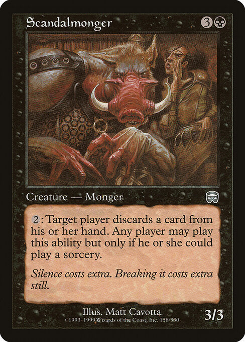 Scandalmonger (MMQ-158) (Foil)