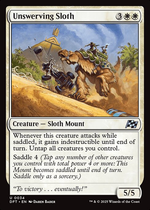 Unswerving Sloth (DFT-34)