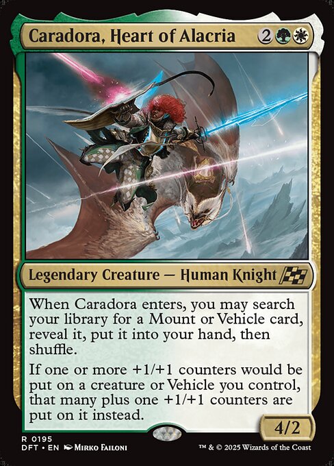 Caradora, Heart of Alacria (DFT-195)