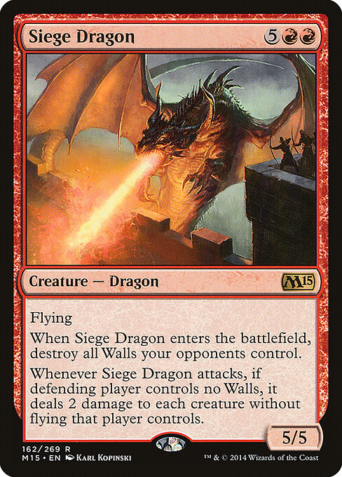 Siege Dragon (M15-162) (Foil)