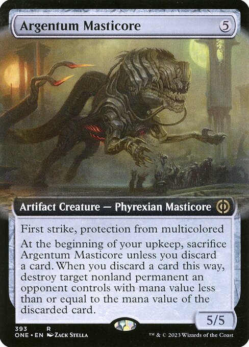 Argentum Masticore (ONE-393) (Foil)