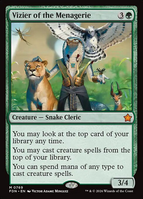 Vizier of the Menagerie (FDN-769)