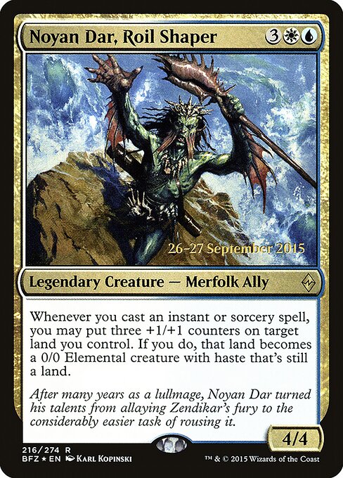Noyan Dar, Roil Shaper (PBFZ-216s) (Foil)