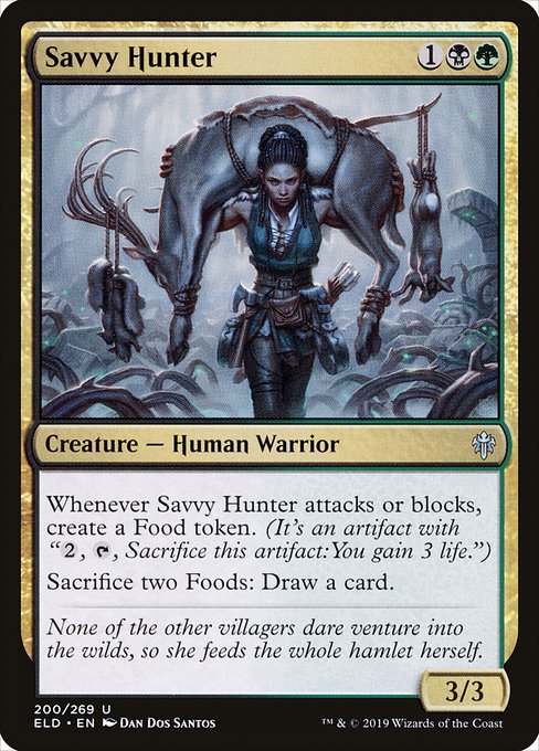 Savvy Hunter (ELD-200) (Foil)