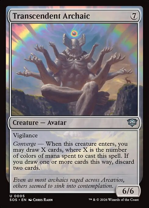 Transcendent Archaic (SOS-5) (Foil)