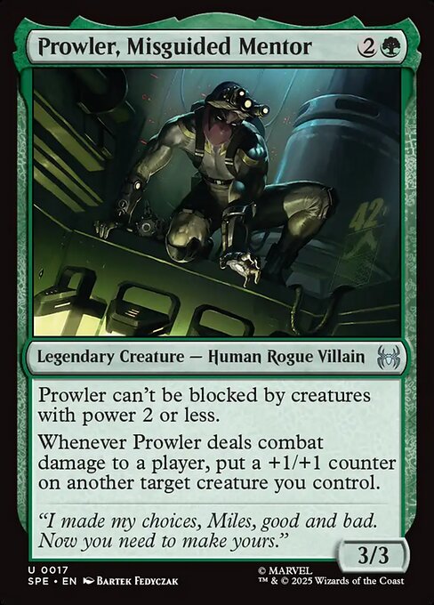 Prowler, Misguided Mentor (SPE-17)
