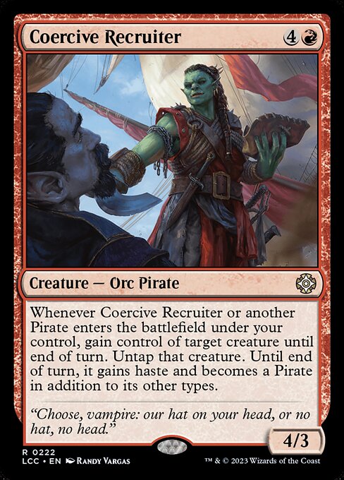 Coercive Recruiter (LCC-222)