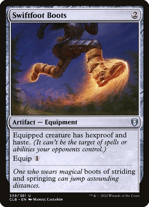 Swiftfoot Boots (CLB-339) (Foil)