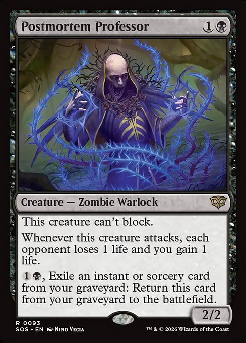 Postmortem Professor (SOS-93) (Foil)