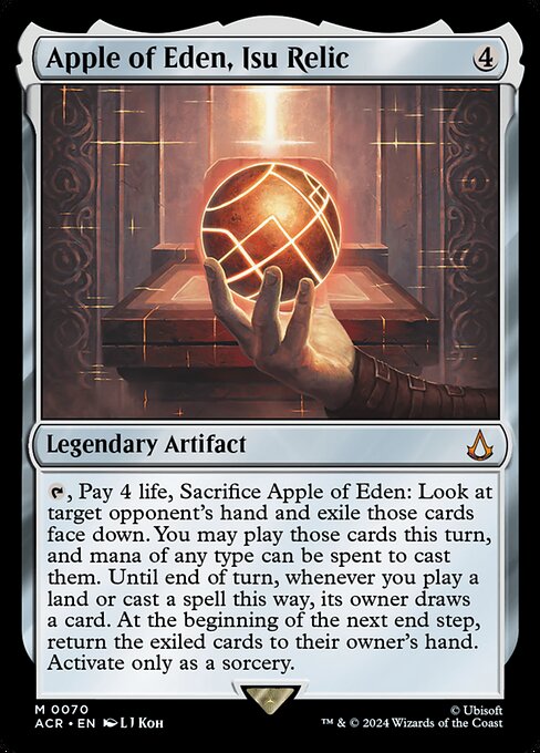 Apple of Eden, Isu Relic (ACR-70) (Foil)
