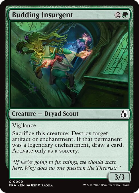 Budding Insurgent (FRA-99) (Foil)