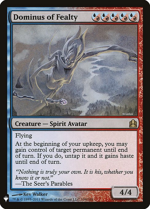 Dominus of Fealty (PLST-CMD-194)