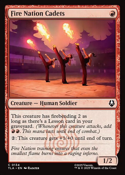 Fire Nation Cadets (TLA-134) (Foil)