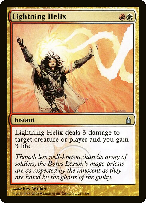 Lightning Helix (RAV-213) (Foil)