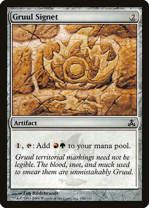 Gruul Signet (GPT-150) (Foil)