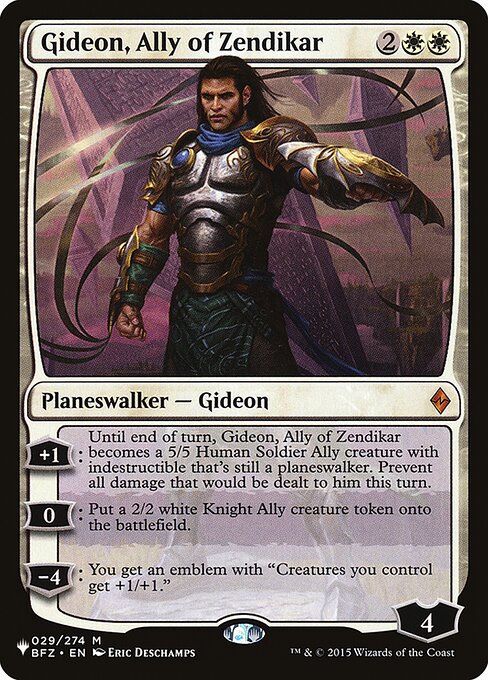 Gideon, Ally of Zendikar (PLST-BFZ-29)