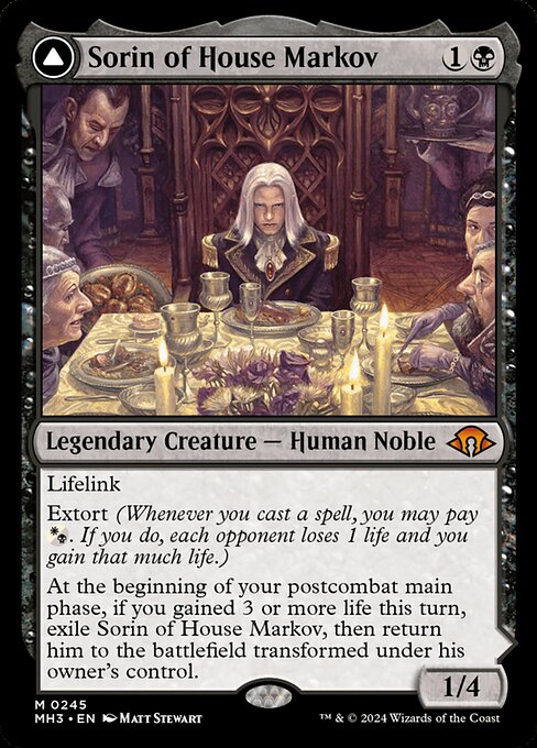 Sorin of House Markov // Sorin, Ravenous Neonate (MH3-245)