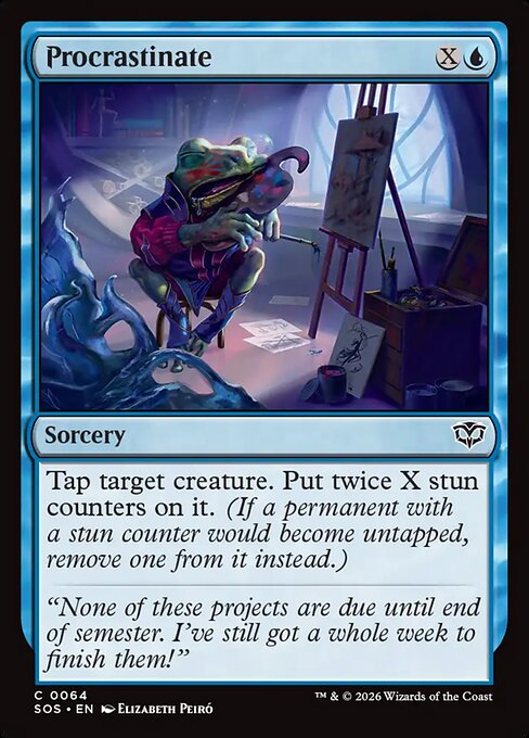 Procrastinate (SOS-64)