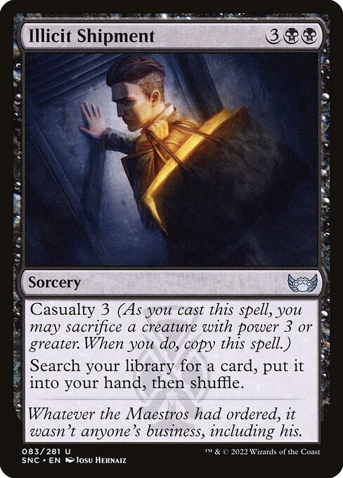 Illicit Shipment (SNC-83)
