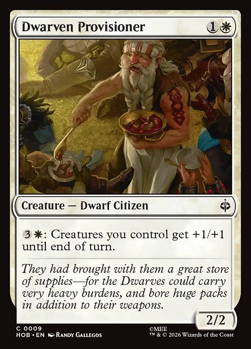 Dwarven Provisioner (HOB-9) (Foil)