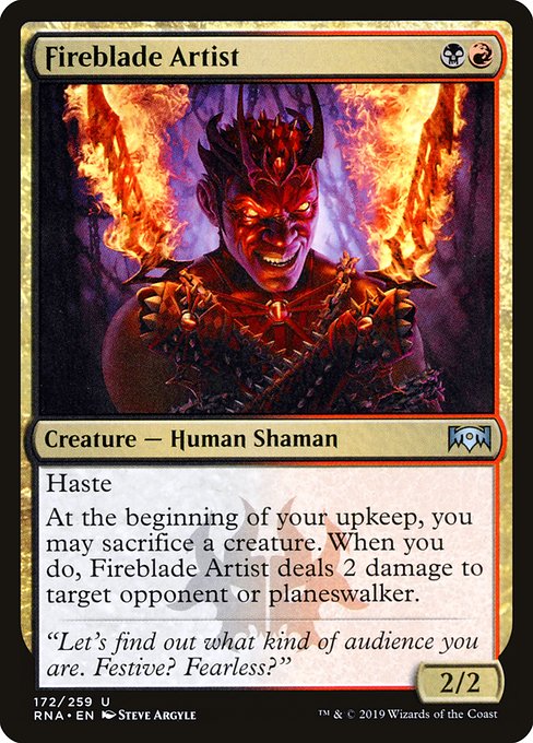 Fireblade Artist (RNA-172)
